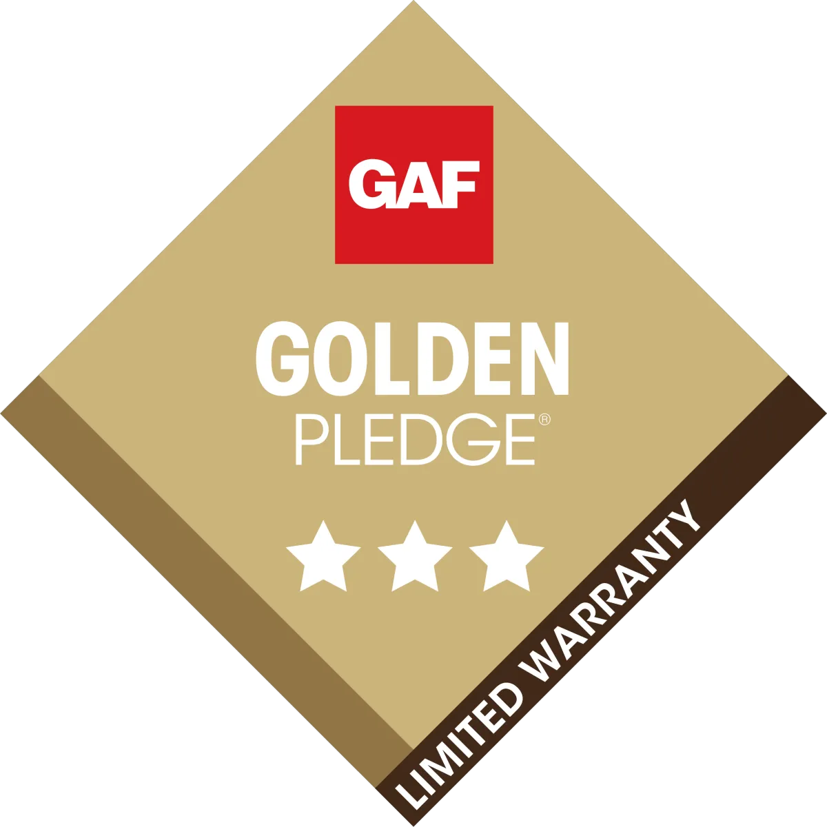 GAF golden pledge Badge